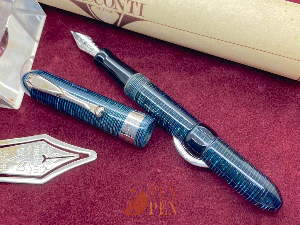 VISCONTI COPERNICUS BLUE LAMINATED CELLULOID - UNUSED | Tenpen